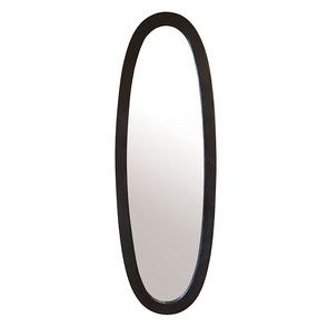 Miroir ovale en aluminium