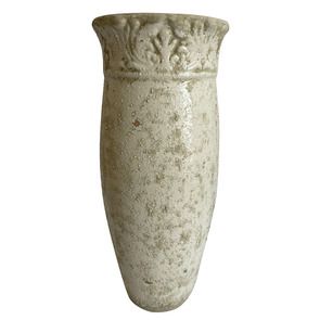 Grand vase en céramique effet vieilli 44 cm