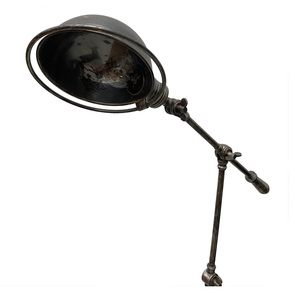 Lampadaire argenté en métal h156 cm