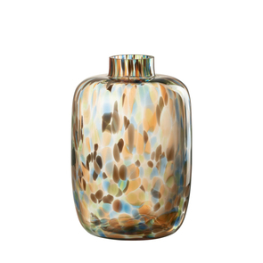 Vase en verre multicolore H27 cm