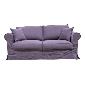 Canapé 3 places en tissu violet foncé - Crowson