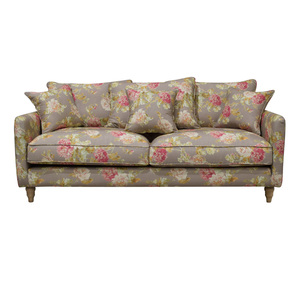Canapé 4 places en tissu à motif fleuri -  Rivoli