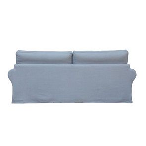 Canapé 4 places en tissu gris - Newport - Visuel n°5