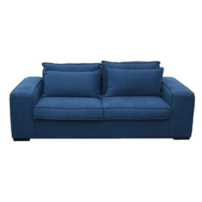 Canapé 3 places en tissu bleu foncé - Hudson