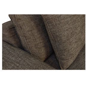 Canapé 4 places en tissu Marron - Hudson XL