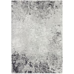 Tapis abstrait gris foncé/blanc 170x240cm - Frimas