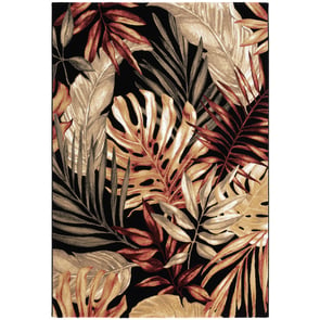 Tapis motif tropical multicolore 120x170 - Jardin d'hiver