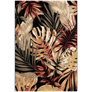 Tapis motif tropical multicolore 160x230 - Jardin d'hiver