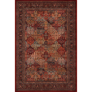 Grand tapis persan rouge 200x290 - Trinity