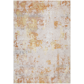 Tapis abstrait blanc et doré 125x180 - Atmosphere